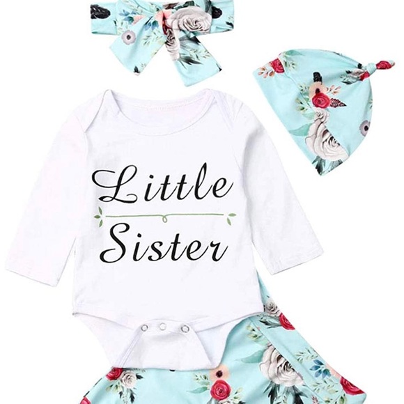 New baby girl 4Pc set - Picture 2 of 2